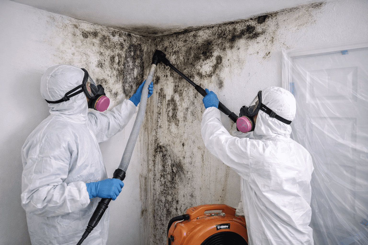 Emergency basement mold removal and cleanup team in Michigan